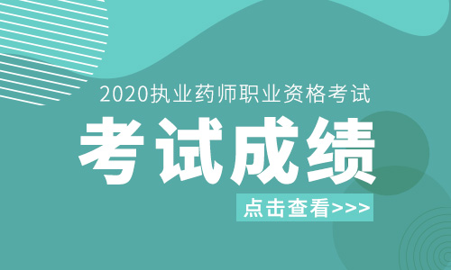中国人事考试网2020执业药师考试成绩查询入口