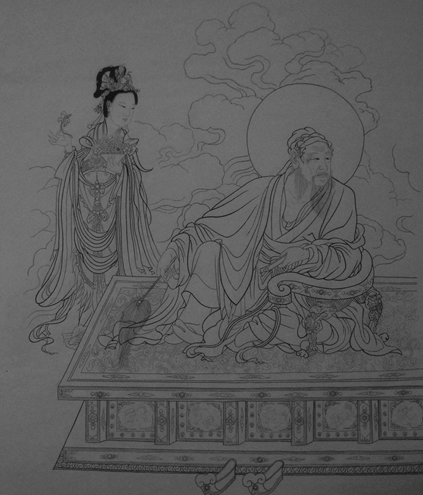 中国美术史之人物篇顾恺之高古游丝描画出的贵族和文人生活