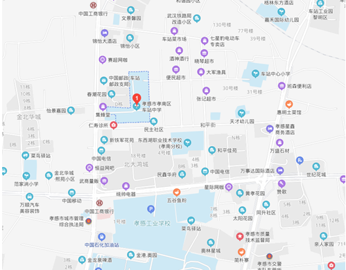 孝感市孝南区详细地图图片