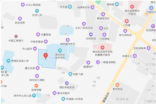 孝南区行政区划地图图片